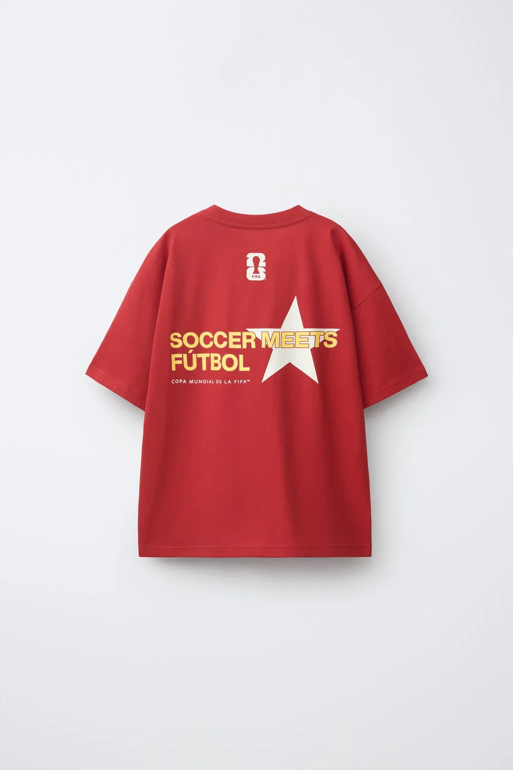 Футболка с принтом Чемпионата мира по футболу FIFA 2026, Испания ZARA, Red — фото 2