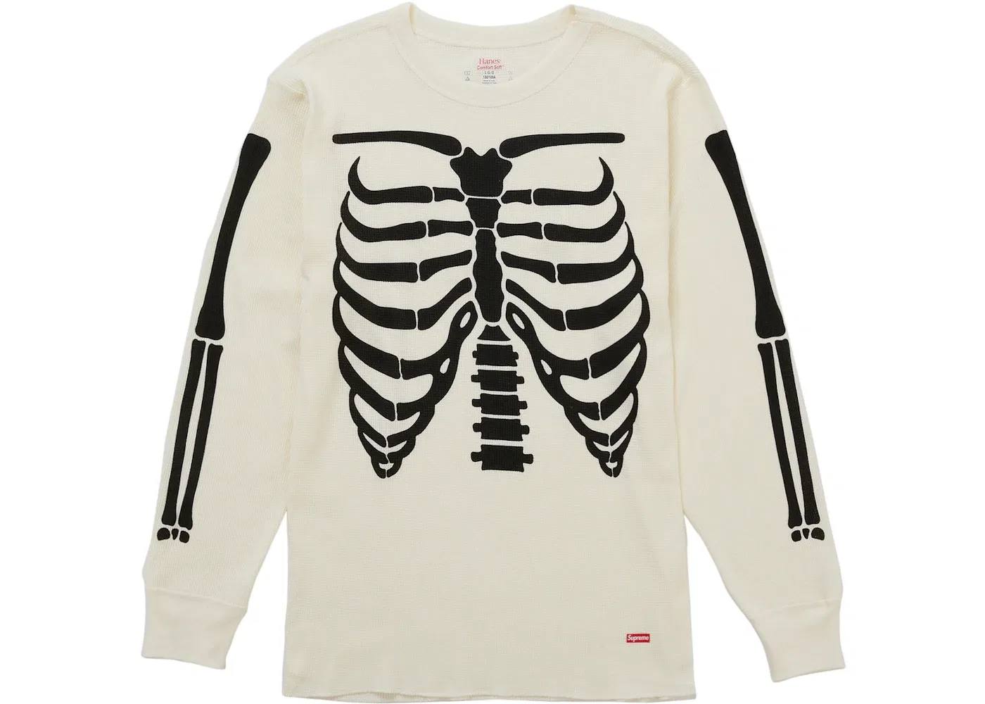 Мужской свитшот с принтом Bones Crew FW25 Supreme, White — фото 2