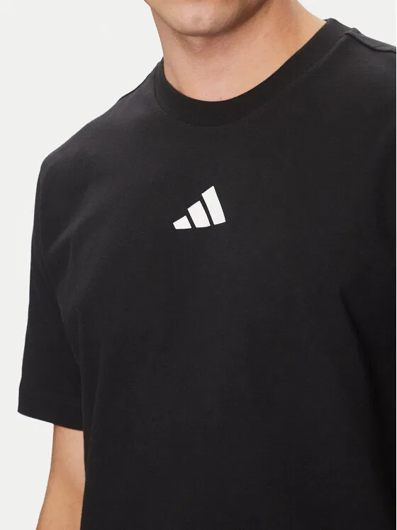 Футболка regular fit German Engineering Graphic Adidas, черный — фото 4
