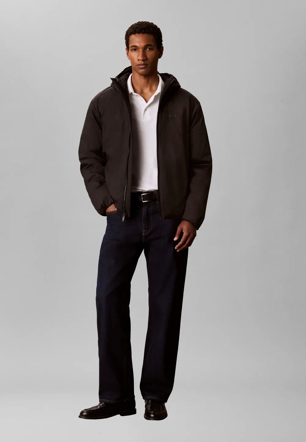 Сверхлегкая - легкая куртка Calvin Klein, Black — фото 2