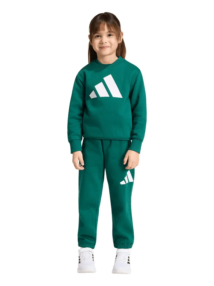 Спортивный костюм ADIDAS SPORTSWEAR 'Essentials' изумрудного цвета — фото 2