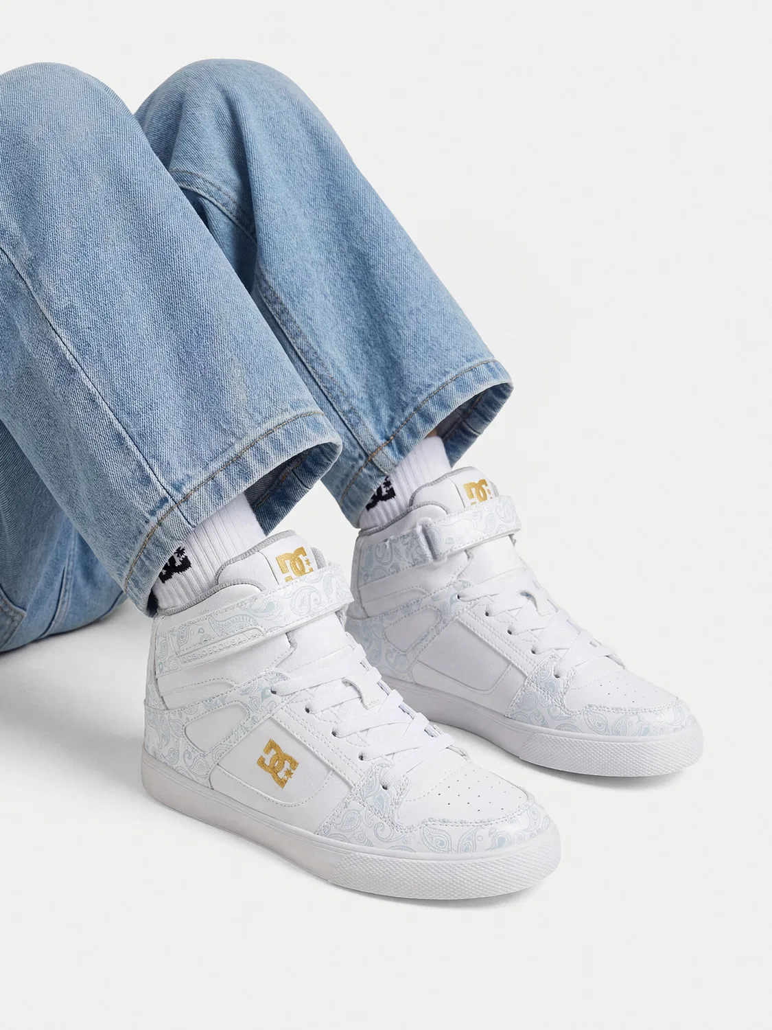 Кроссовки для девочки HIGH-TOP Dc Shoes, белый