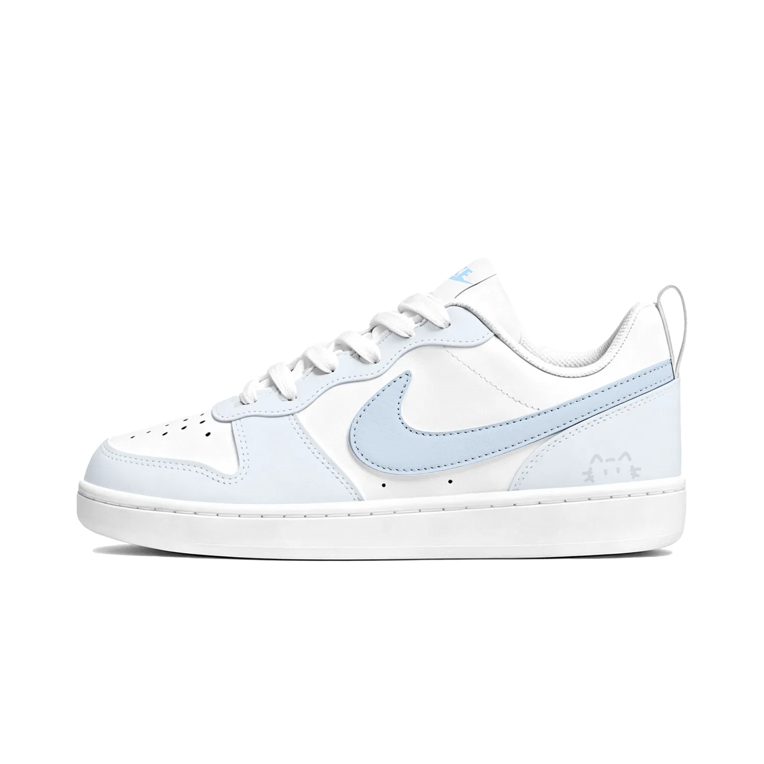 Детские кроссовки для скейтбординга с принтом Nike Court Borough 2, Light Blue