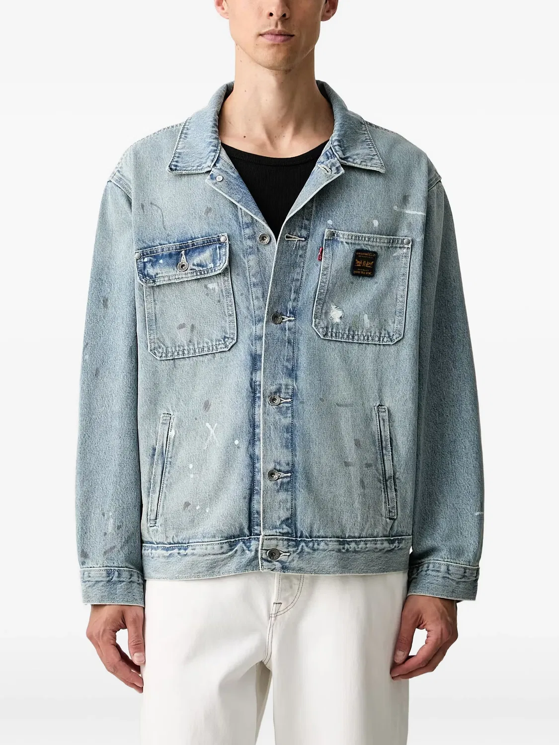 Джинсовая куртка Sunrise с эффектом потертости Levi's, синий