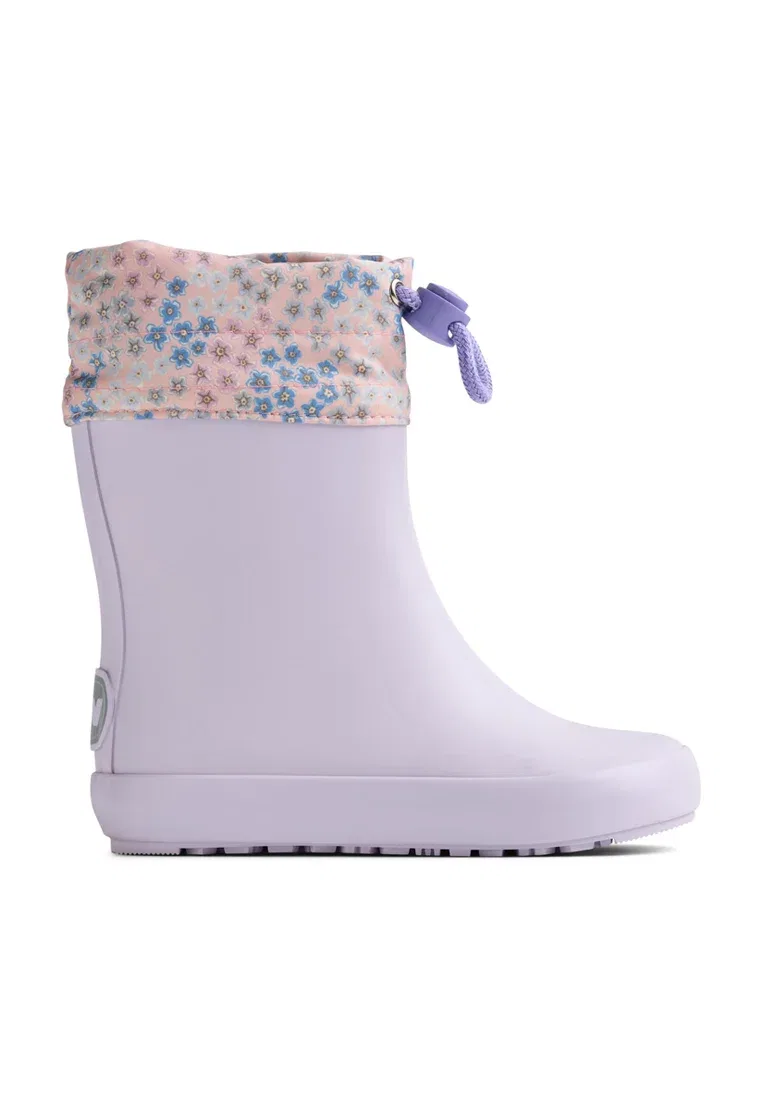 Резиновые сапоги Barefoot zerro - резиновые сапоги Wheat, Powder Blue Flowers