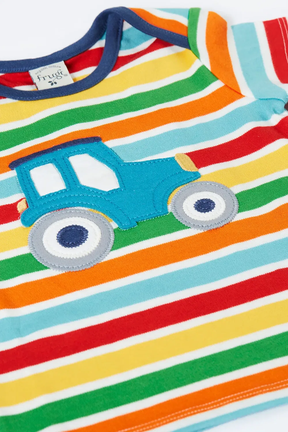 Детская футболка с аппликацией Bobster Frugi, Multi — фото 2