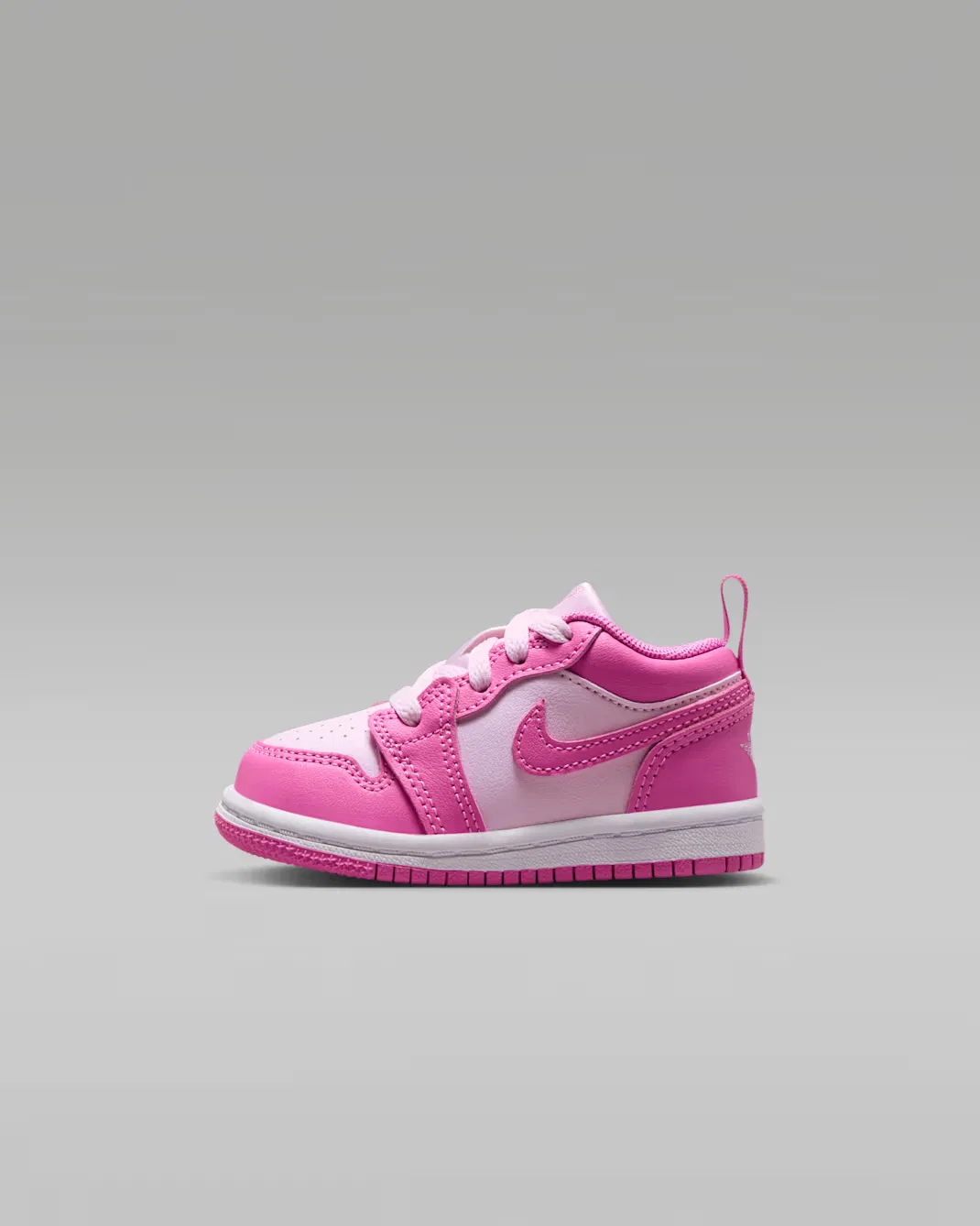 Детская/подростковая обувь Jordan 1 Low, China Rose/White/Pink Foam