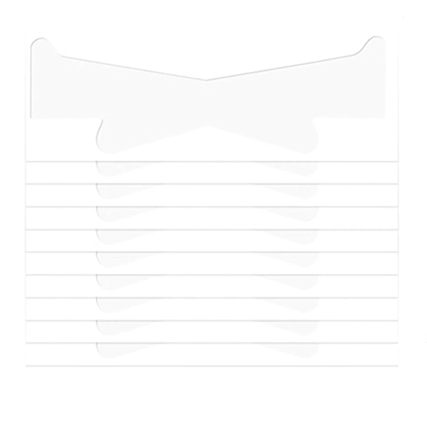 Ленты для подтяжки лица и шеи, 10 шт, PU Generic