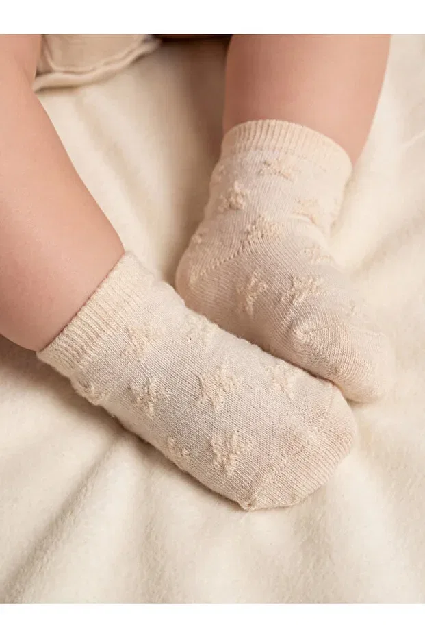Детские носки для новорожденных хлопковые с рисунком 6 пар Babycosy Organic Wear, Multicolor — фото 3