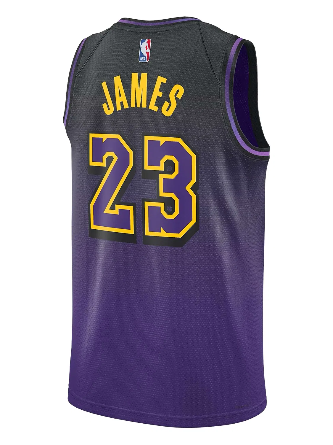 Майка NBA Lebron James Los Angeles Lakers 2024/25 City Edition Swingman Nike, фиолетовый — фото 2