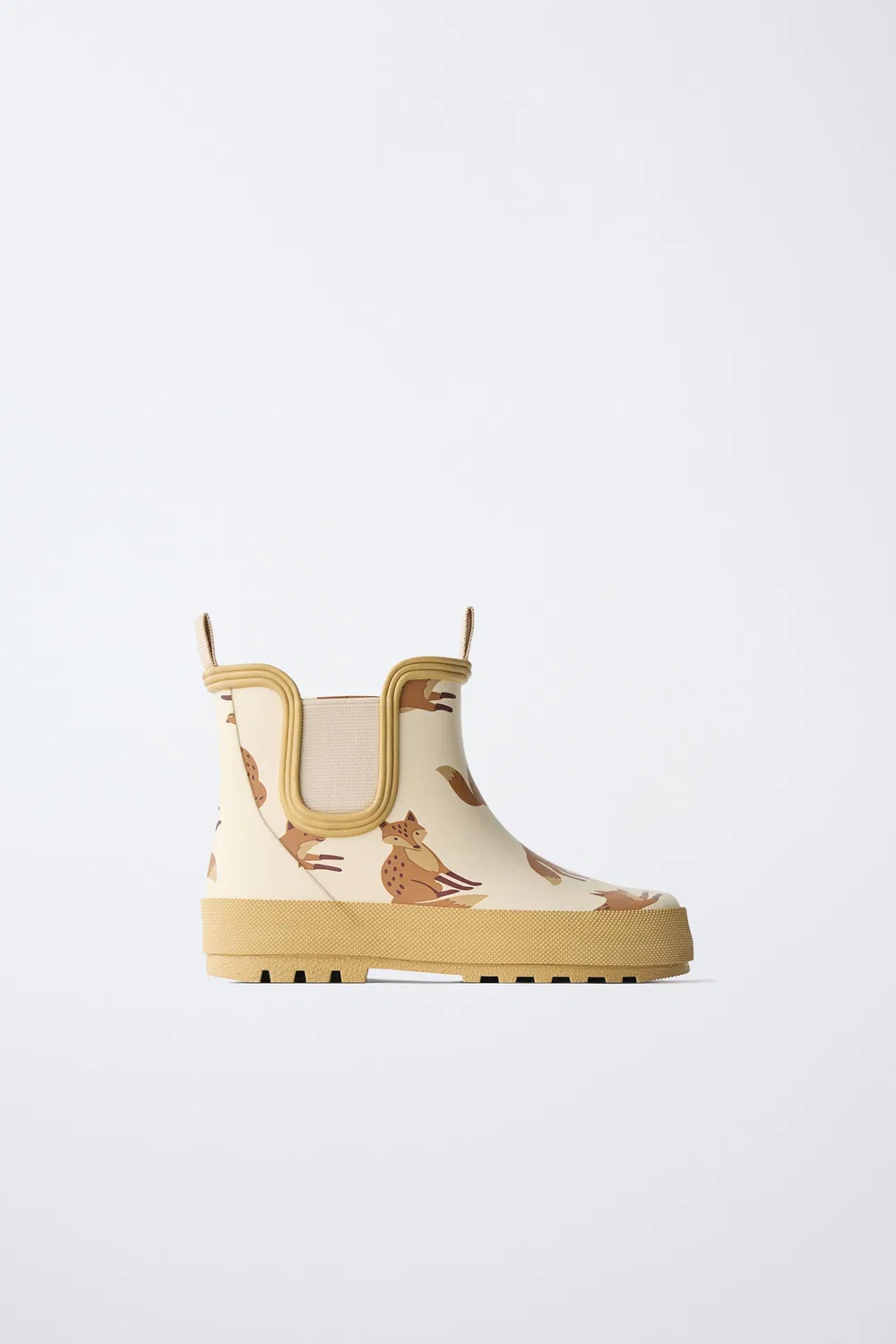 Резиновые сапоги ZARA, Ecru White
