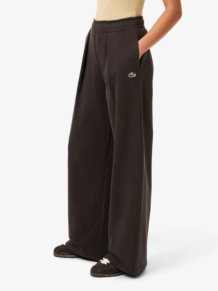 Брюки LACOSTE Croco Trackpants, широкие, в клетку — фото 2