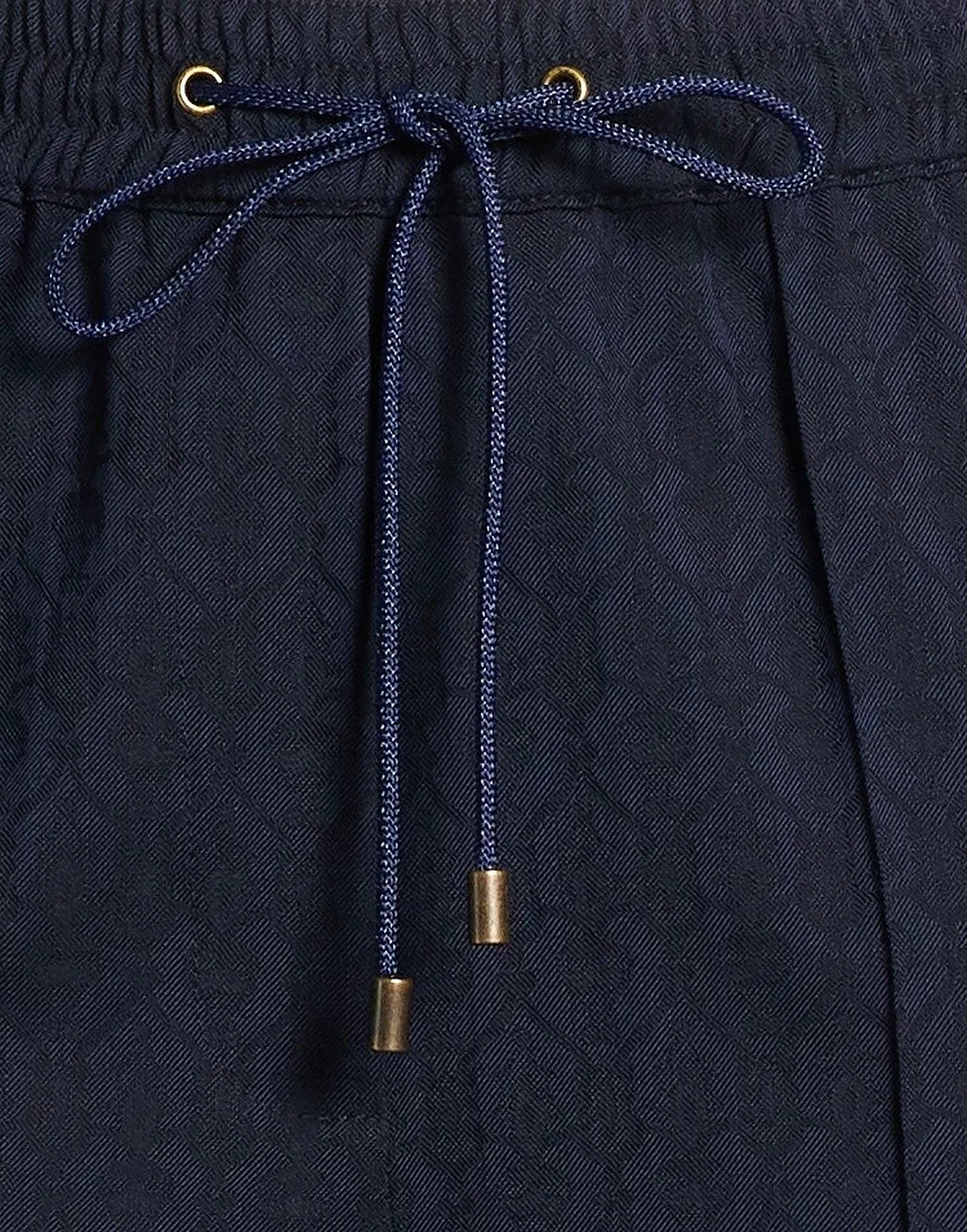 Брюки прямого кроя из шерсти Navy ETRO — фото 4