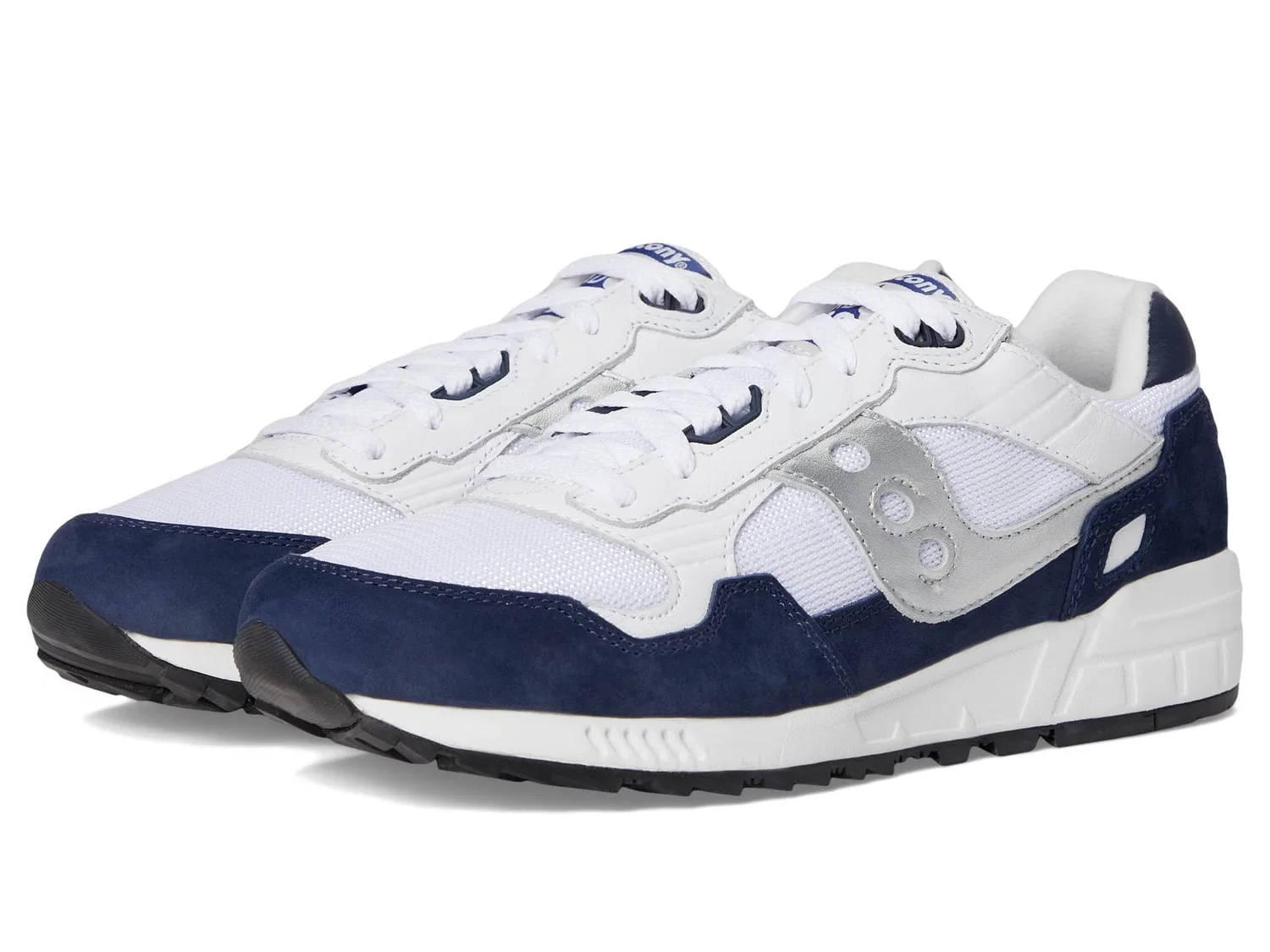 Детские беговые кроссовки Shadow 5000 Saucony, White Navy Silver