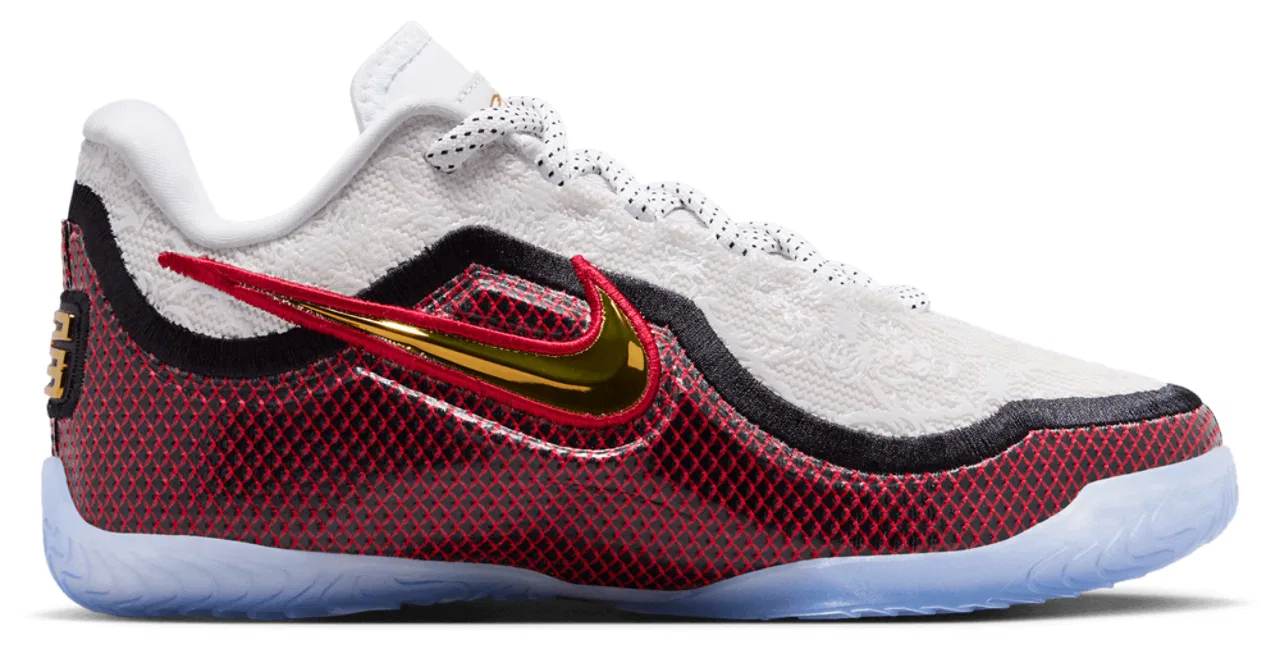 Мужские кроссовки LeBron XXIII Nike, цвет University Red/White/Metallic Gold
