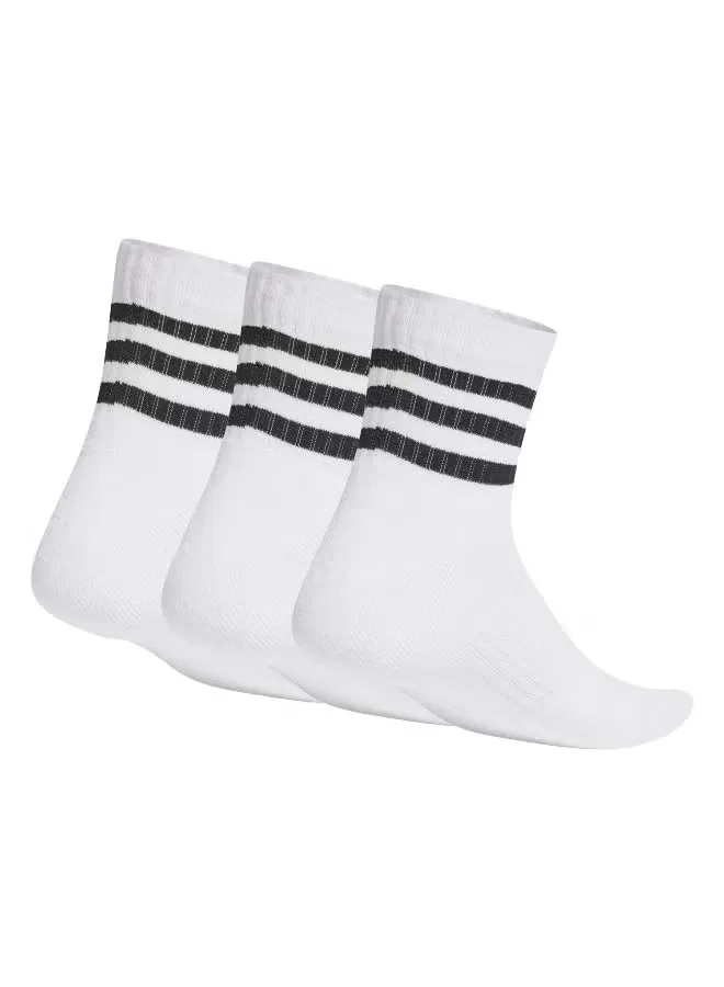 Носки спортивные с низкой посадкой, 3 пары, Adidas, белый — фото 2