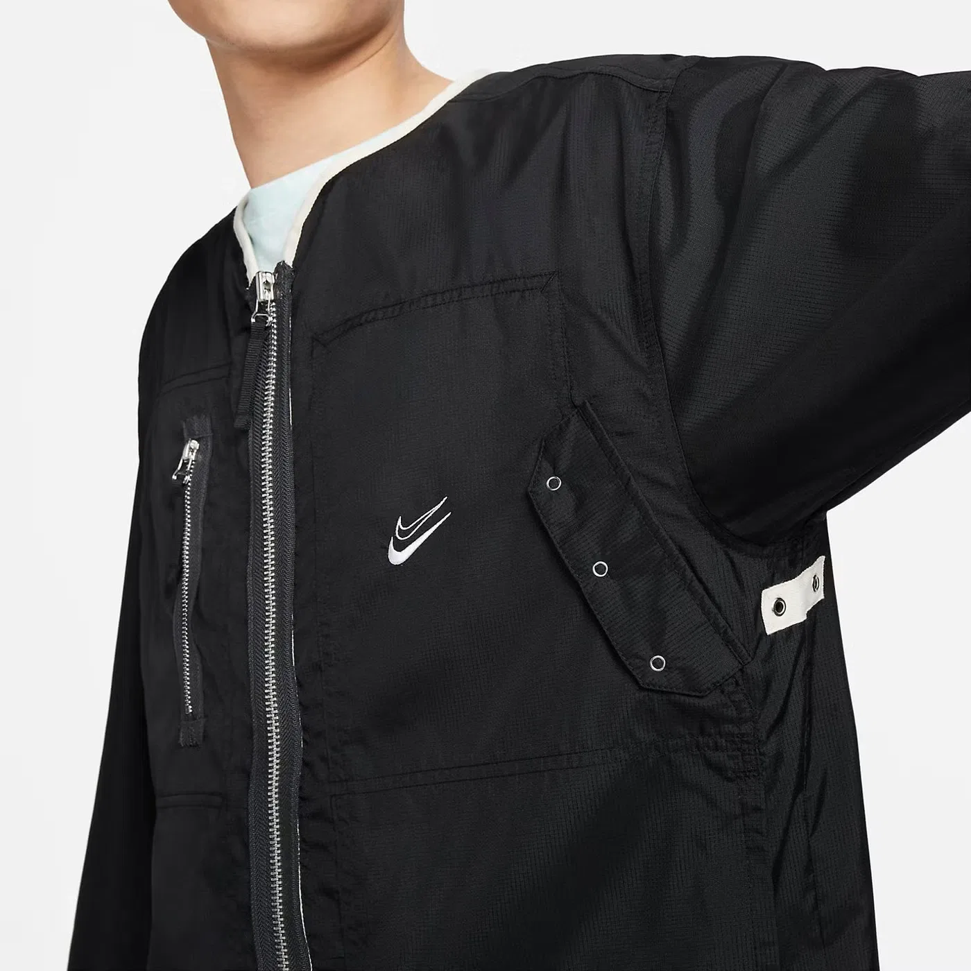 Куртка баскетбольная легкая KD Nike, черный — фото 4