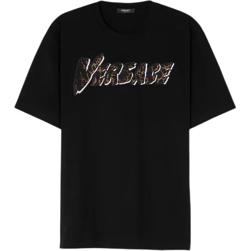 Мужская футболка с логотипом VERSACE, Black