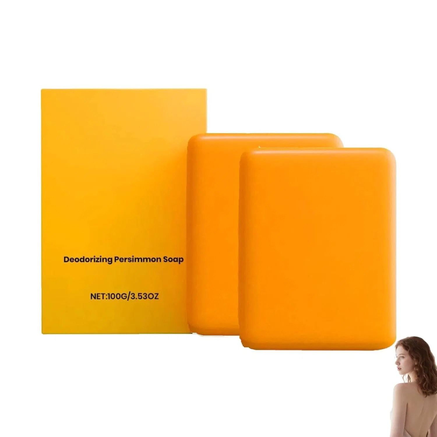 Мыло твердое с экстрактом хурмы Yuxtth, 100 г, 2