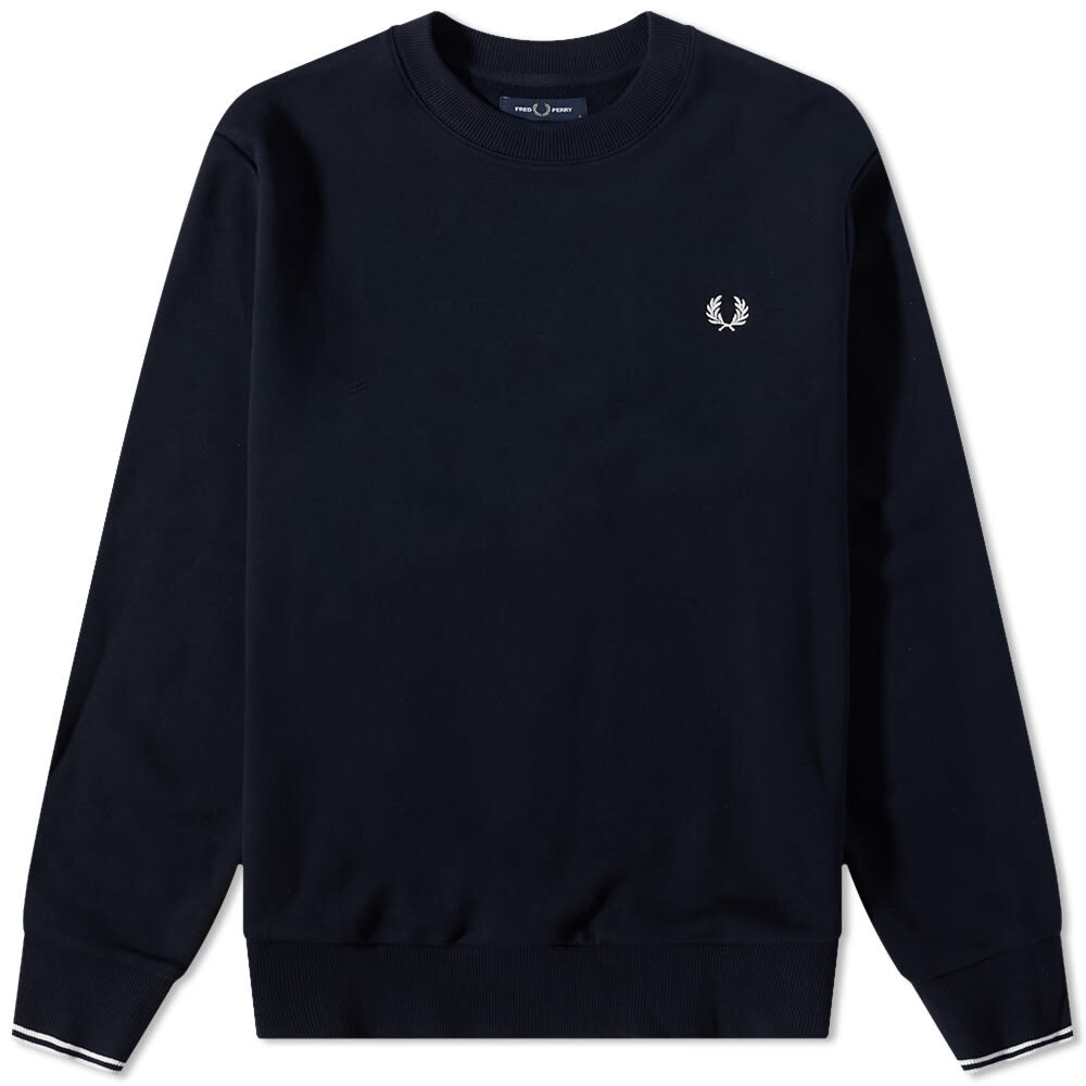 

Толстовка Fred Perry Crew Sweat, Черный, Толстовка Fred Perry Crew Sweat