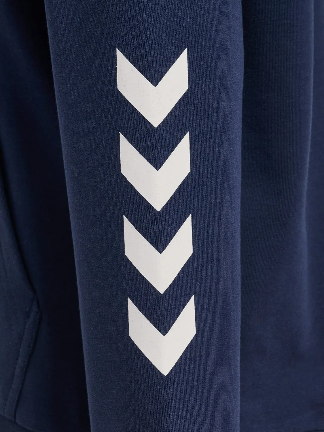Капюшон худи, детский хлопковый, Hummel, dress blues — фото 3