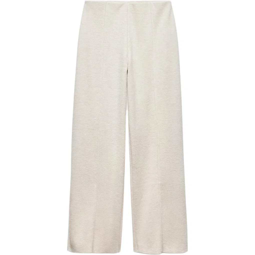 Брюки прямого кроя ZARA, Zebra Print Beige