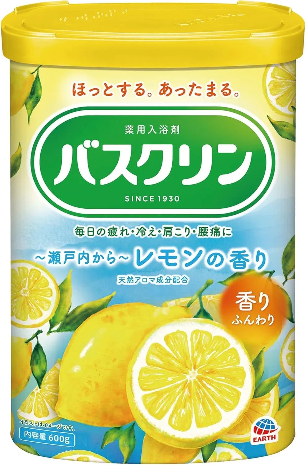 Соль для ванны Bathclin Standard Lemon Scent, 600 г