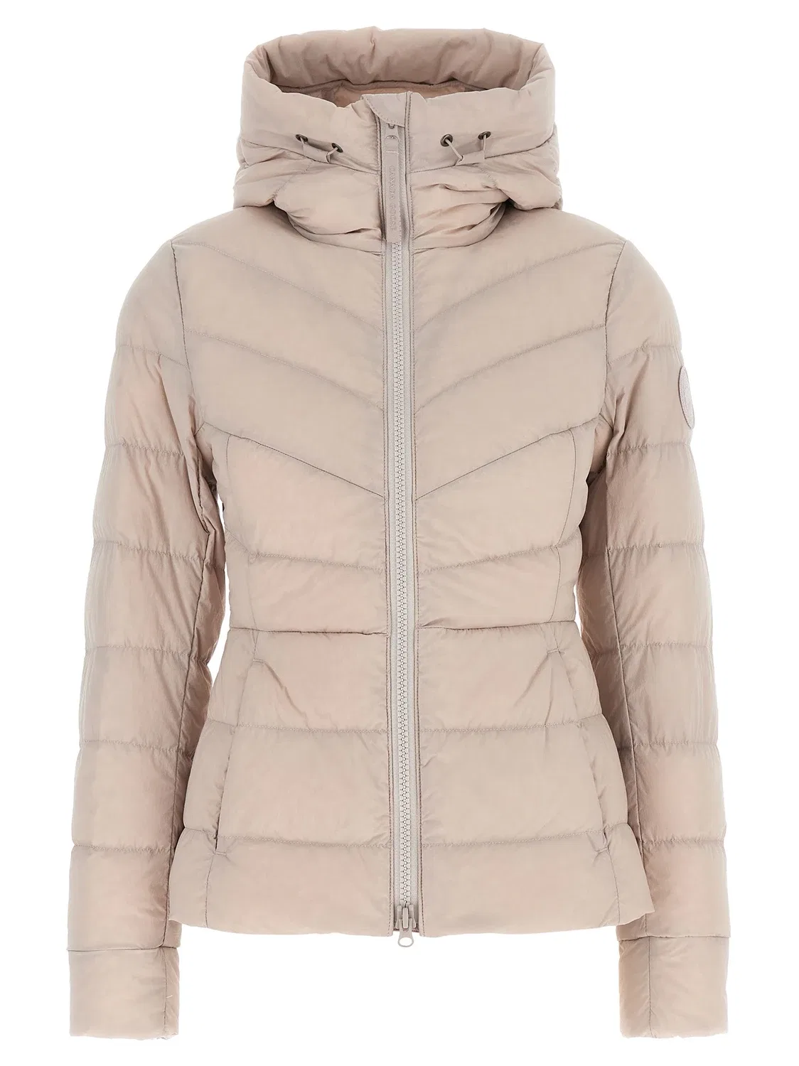 Стеганая пуховая куртка "Клер" Canada Goose, бежевый