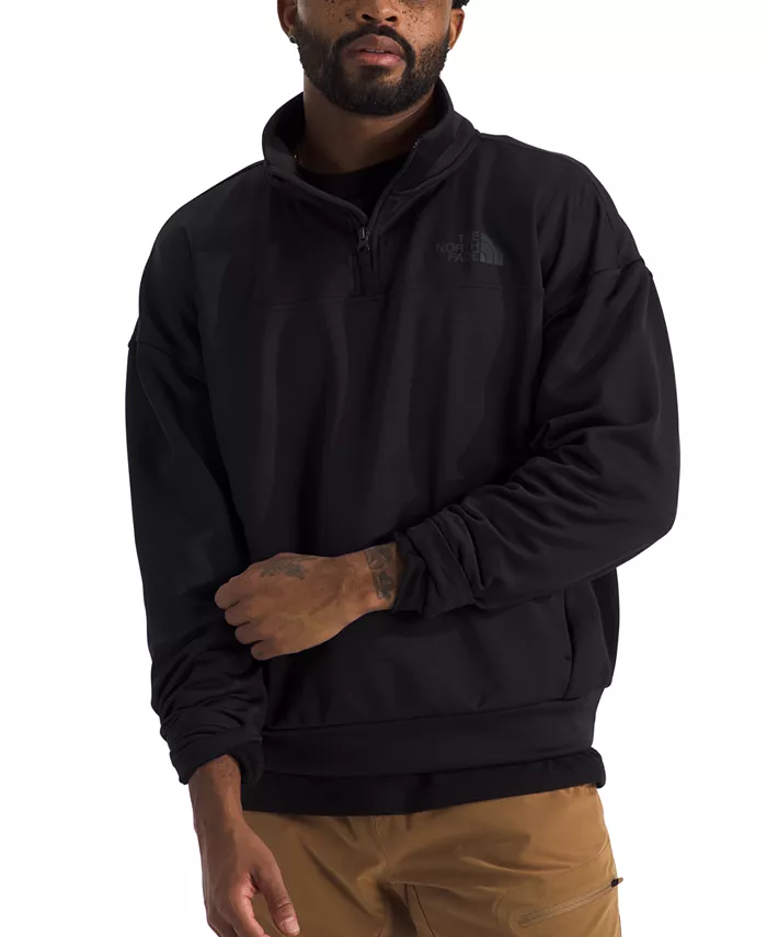 

Мужская флисовая толстовка Horizon 1/4 молния The North Face, черный