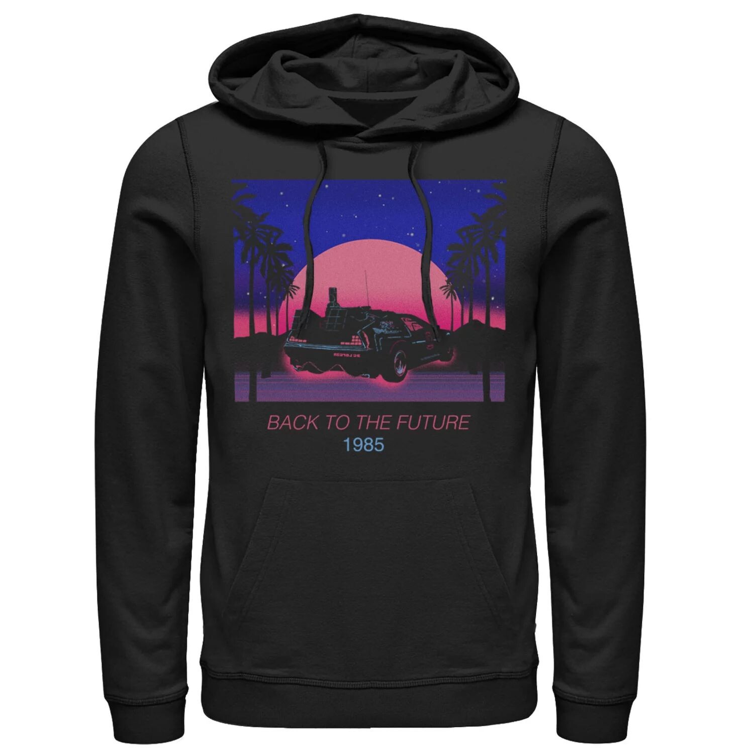 

Мужская толстовка Back To The Future 1985 Neon Delorean Sunset Licensed Character