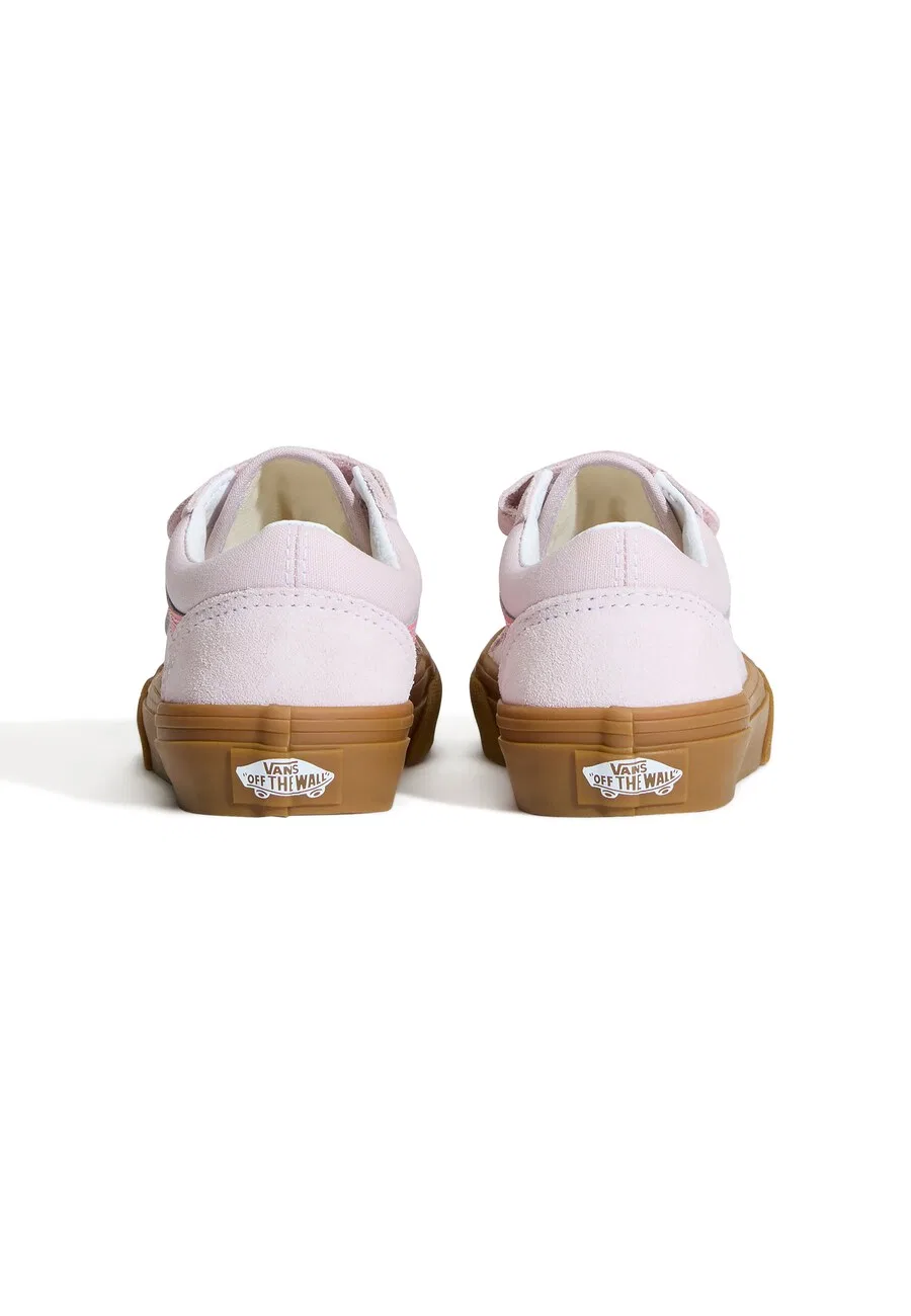 Кроссовки VANS 'Old Skool Hook and Loop' белого цвета — фото 4