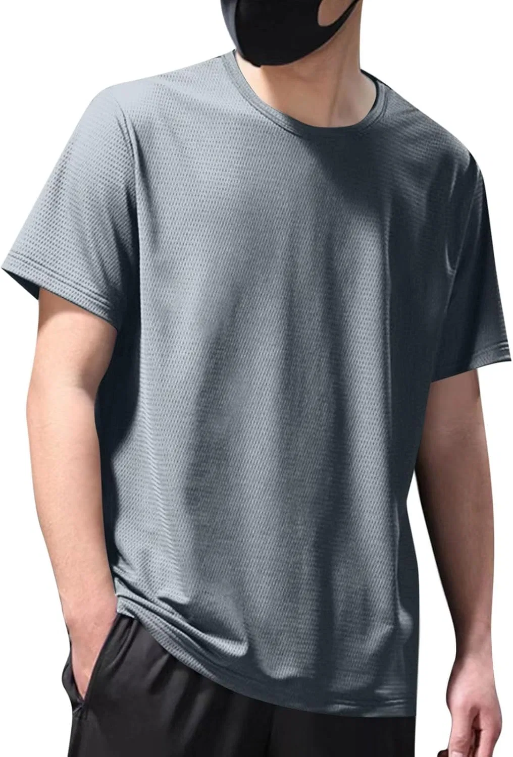 Мужская дышащая футболка Big and Tall Generic, Gray
