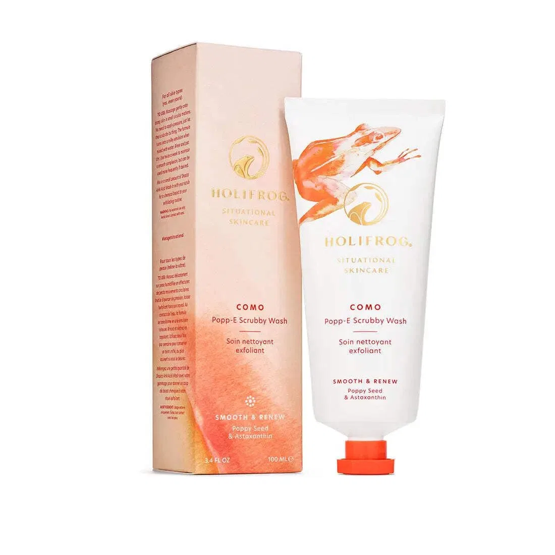 Скраб-гель для душа Como Popp-E Renewal Scrubby Wash, HoliFrog, 100 мл — фото 3