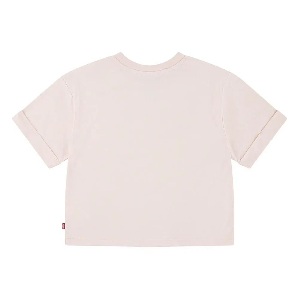 Детская футболка для девочек с принтом Meet and Greet Levi's, Pink — фото 2