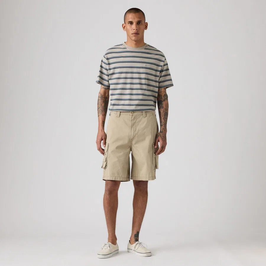 Шорты-карго LEVI'S Regular, модель «Рыболовные шорты-карго», светло-коричневый цвет — фото 4