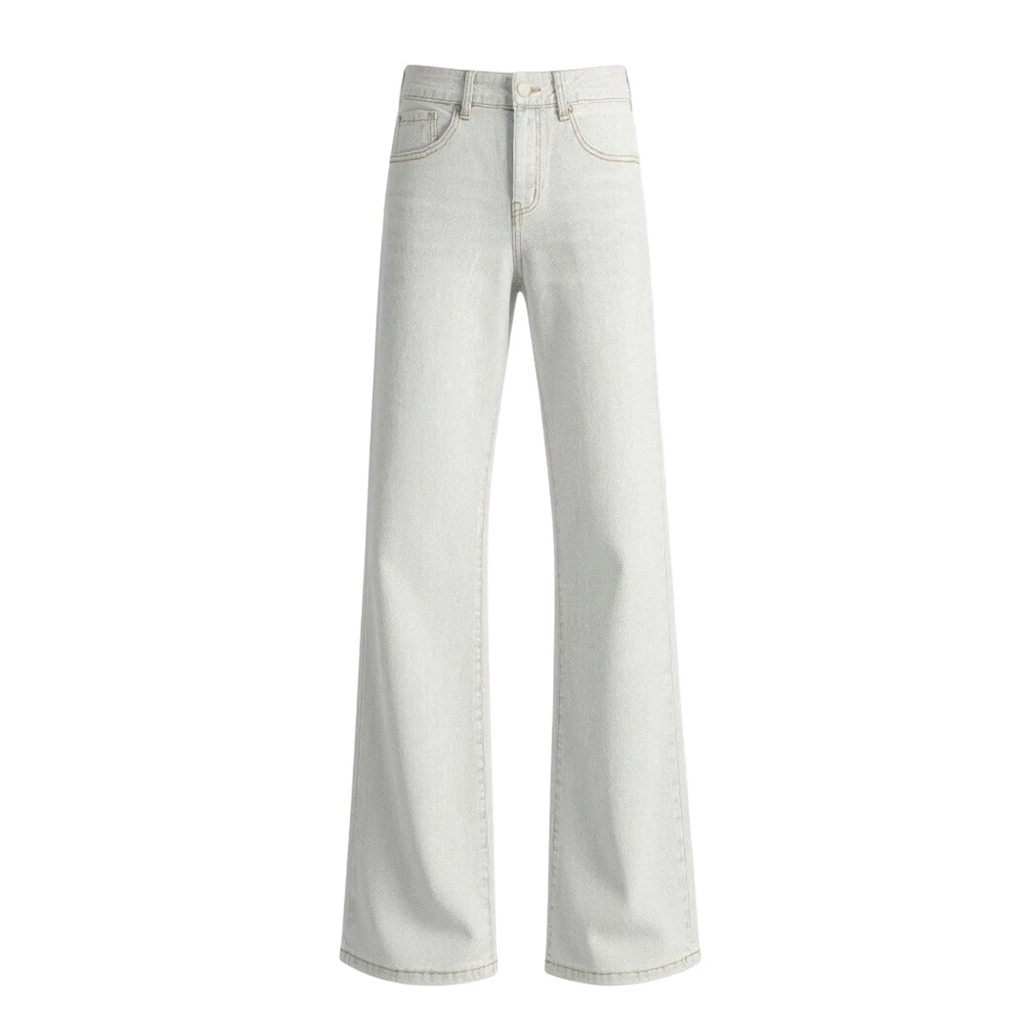Детские джинсы прямого кроя средней посадки GWAF, Light Blue