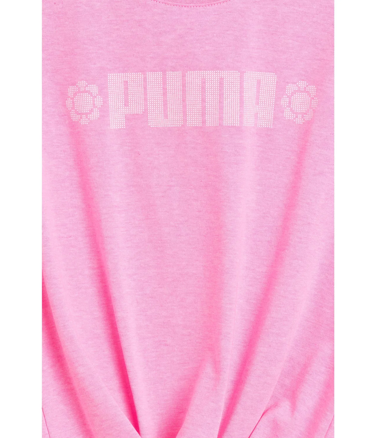 Комплект из футболки и велосипедных шорт (для детей постарше) Puma Kids, Pink/Black — фото 3