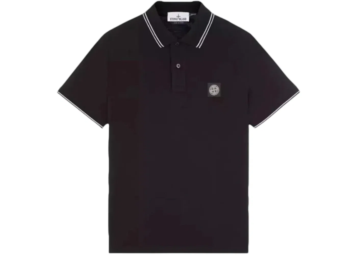 Мужское поло Polo Stone Island, Black