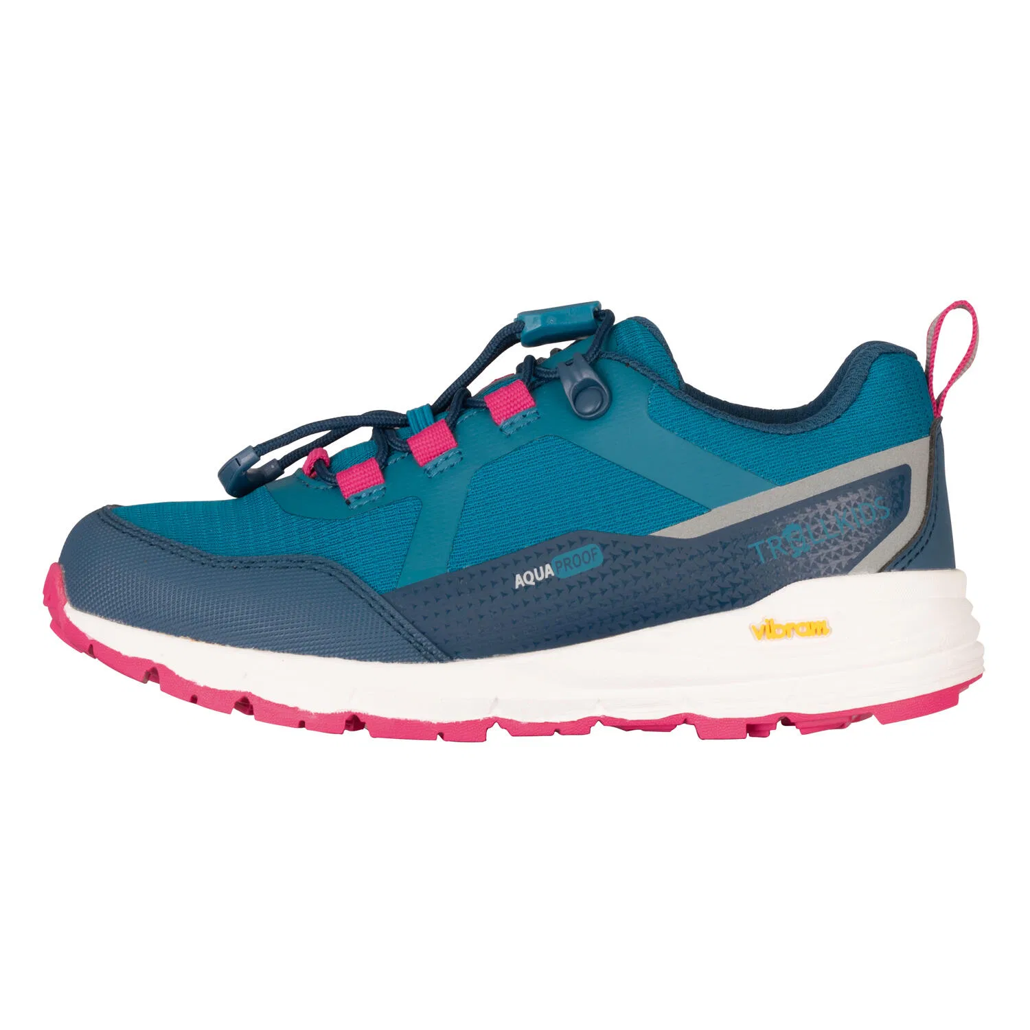 Детские водонепроницаемые ботинки для хайкинга Skarvan Hiker Low XT Trollkids, Wasserblau