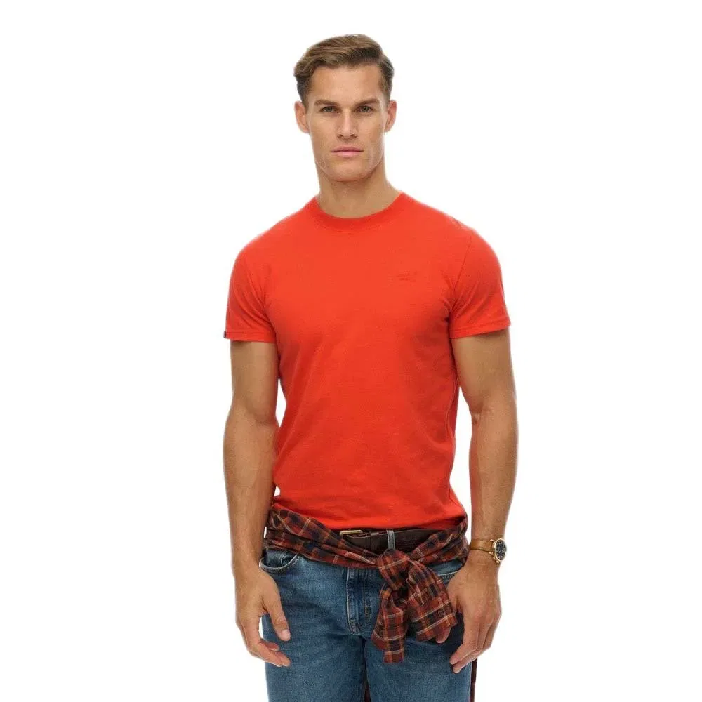 Футболка с вышивкой логотипа Superdry, оранжевый