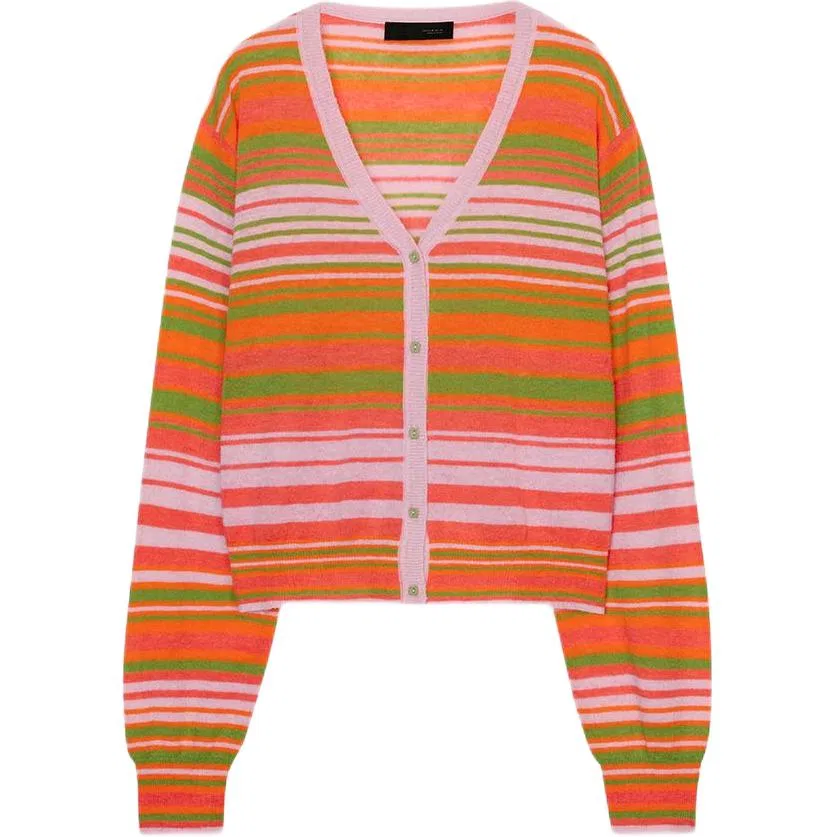 Женский кардиган с V-образным вырезом Multicolor ZARA