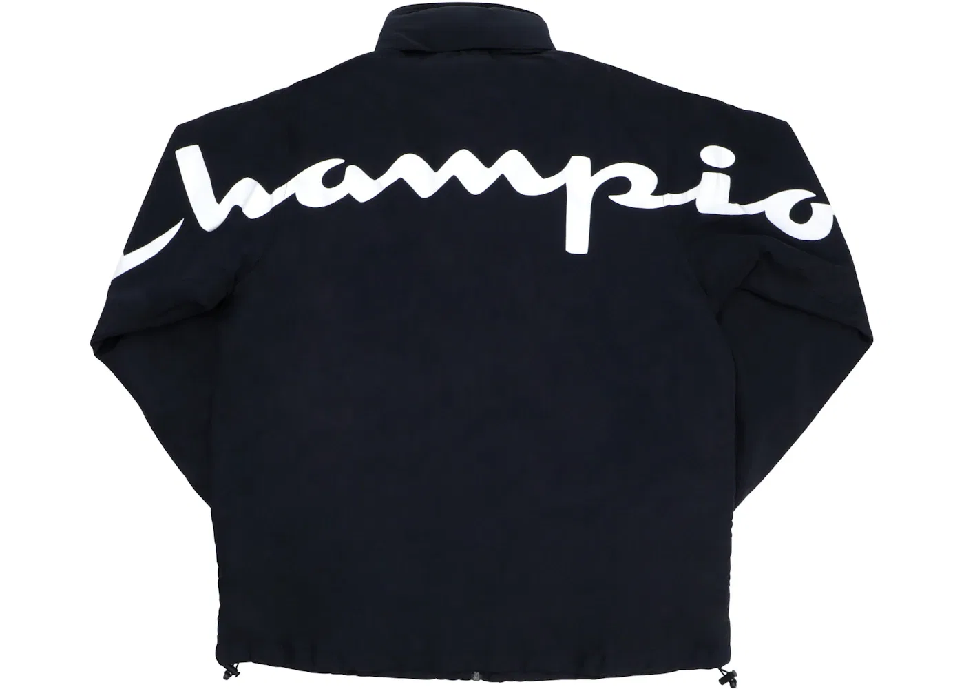 Мужская куртка с полной застежкой-молнией Supreme Champion Track Jacket Black, Черный — фото 2