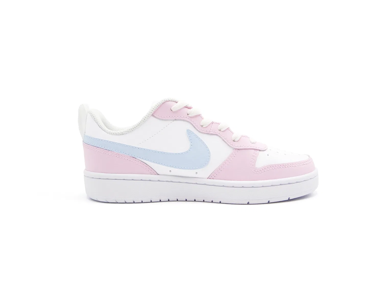 Детские кроссовки для скейтбординга с принтом Court Borough, Nike, Blue Pink — фото 3