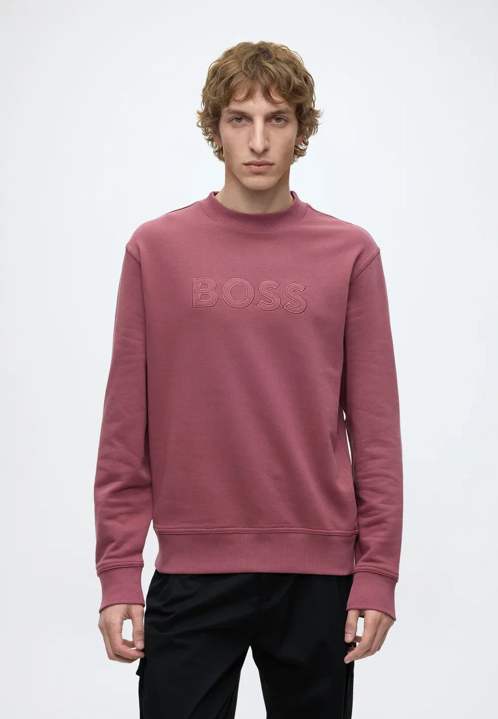 Логотип We - толстовка Boss, Medium Red