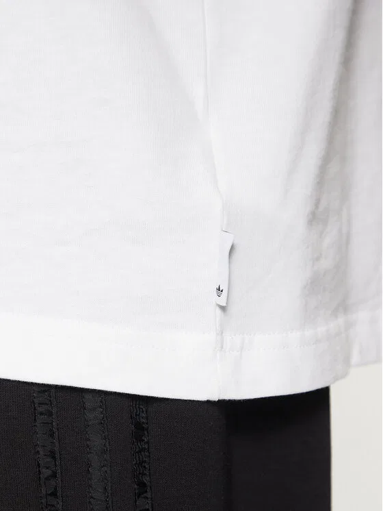 Футболка regular fit Trefoil Series Fashion Elevated Tee Adidas, белый — фото 4