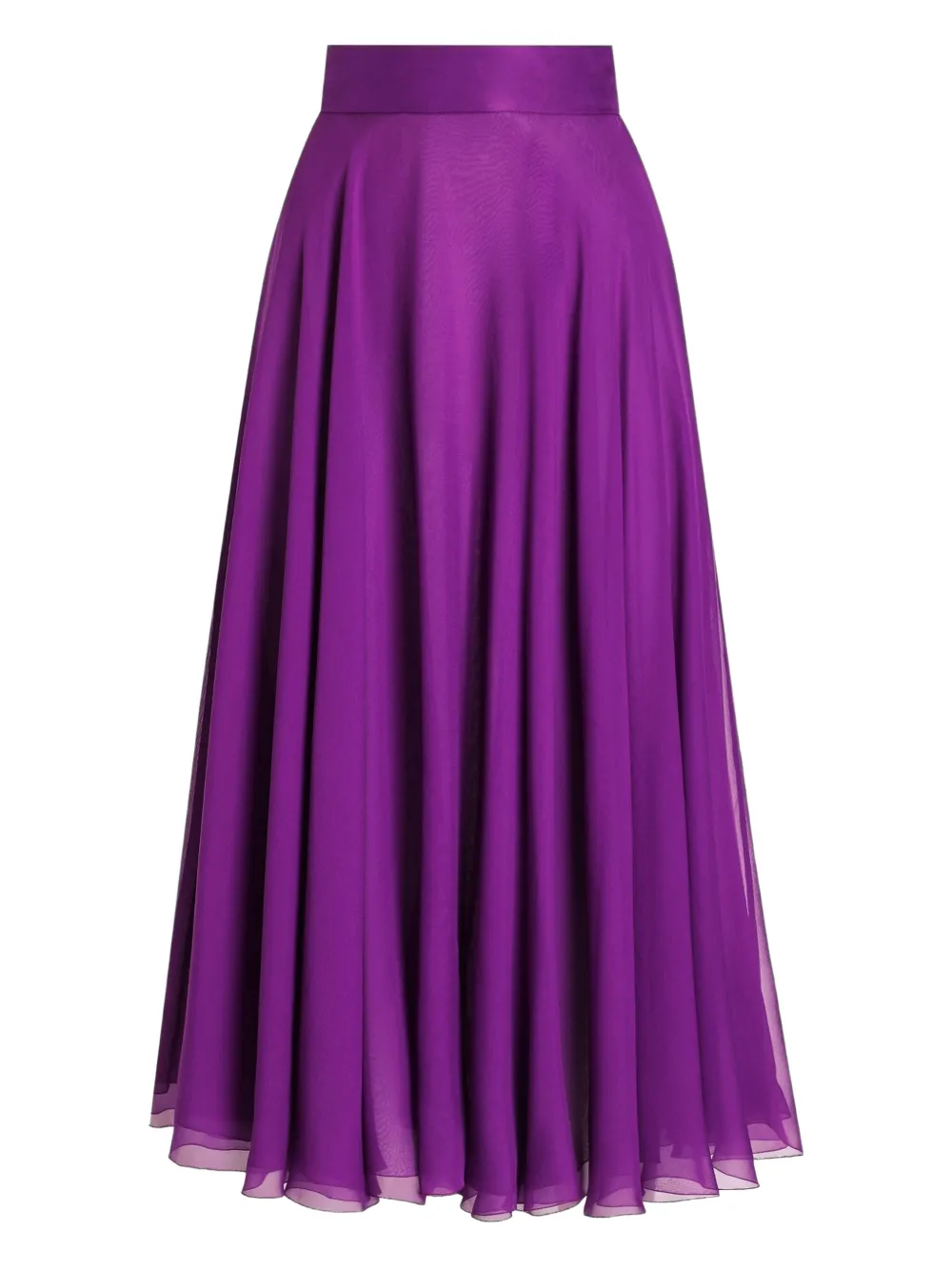 

Шелковая юбка миди Dolce & Gabbana, фиолетовый