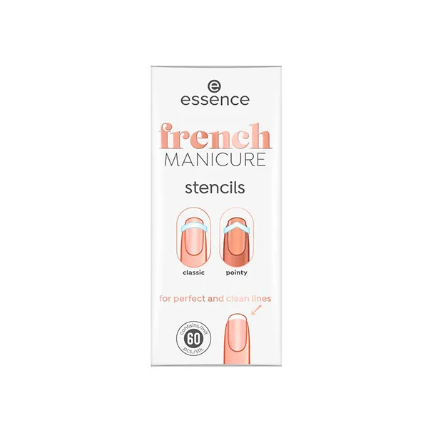 

Шаблоны маникюра Plantillas French Manicur Essence, 1 UD