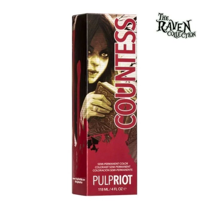 

Полуперманентная краска для волос Pulp Riot Raven Collection, Countess, 118 мл