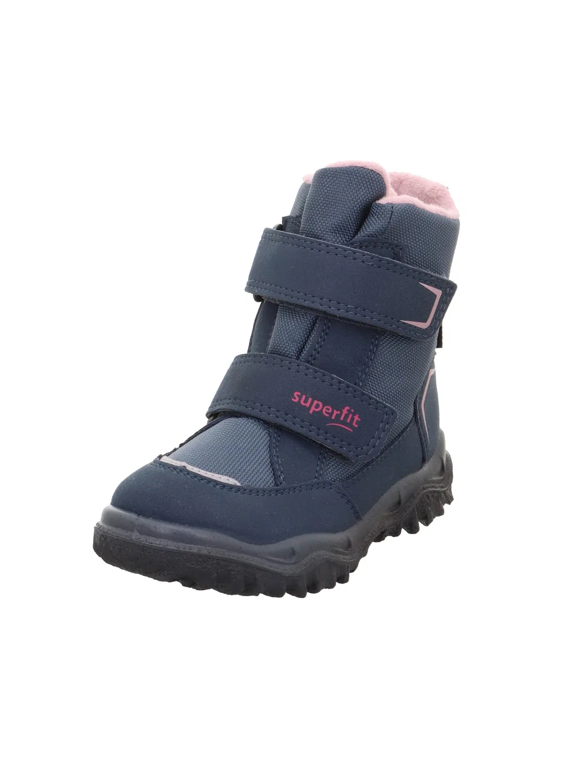 Детские снежные ботинки для девочек с мембраной Husky Warm Gefütterte Superfit, Blue Pink 8010