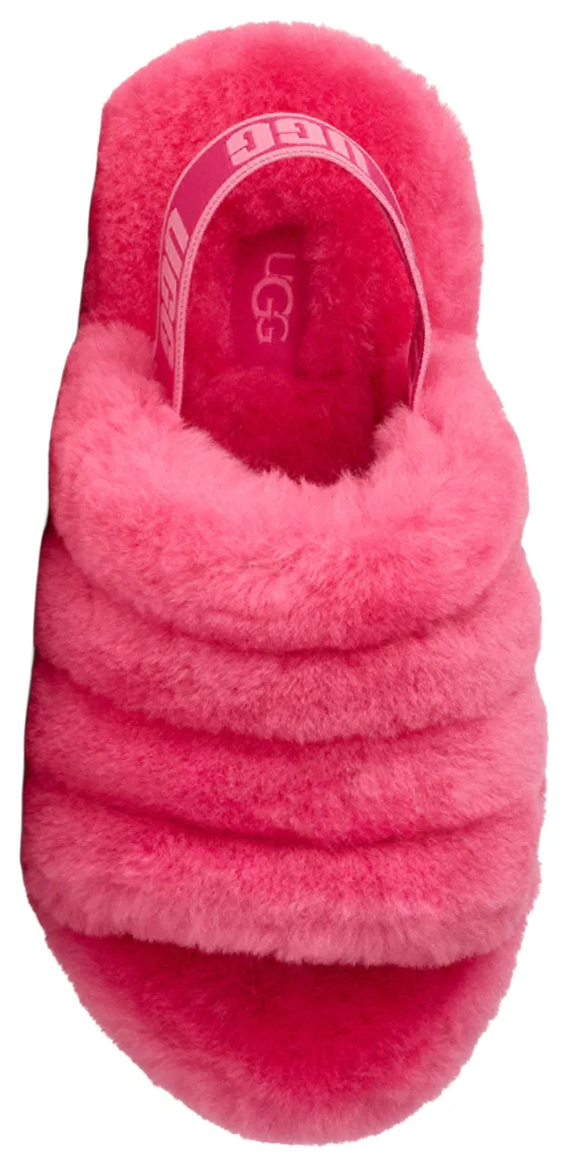 Сандалии для девочек Fluff Yeah UGG, цвет Deep Coral/Sachet Pink — фото 4
